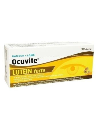 BAUSCH + LOMB OCUVITE LUTEIN FORTE 30CAPS
