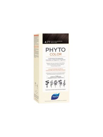 Phyto Phytocolor 4.77 Καστανό Έντονο Μαρόν