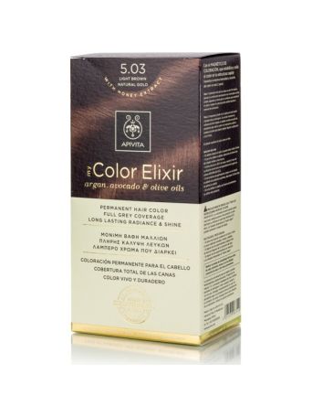Apivita My Color Elixir 5.03 Καστανό Ανοιχτό Φυσικο Μελί