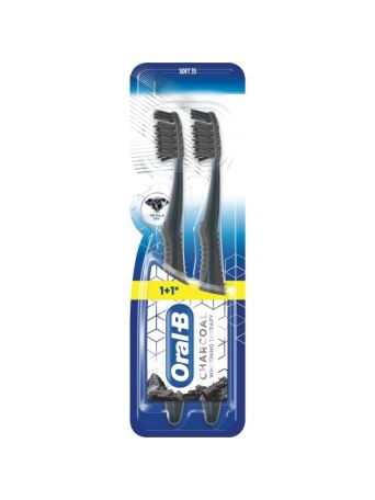 Oral-B Charcoal Whitening Therapy Soft 2τμχ