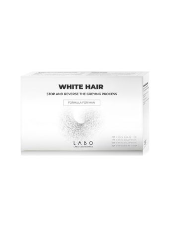 Labo White Hair Treatment Man Stop Reverse Greying Process 20vials x 3.5ml