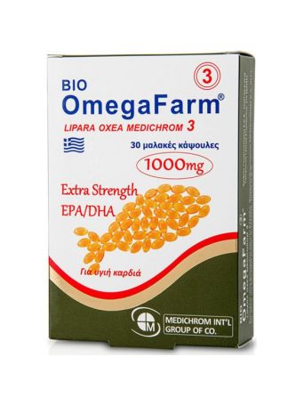 Medichrom Omegafarm Extra Strength EPA/DHA 1000mg 30μαλακές κάψουλες