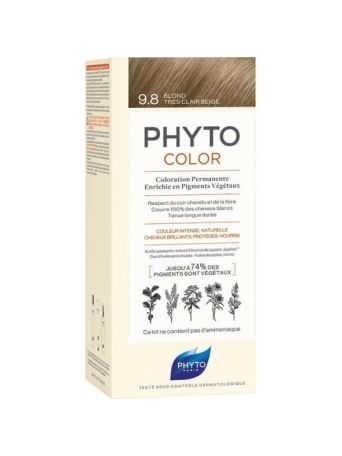 Phyto Phytocolor 9.8 Ξανθό Πολύ Ανοιχτό Μπεζ 50ml