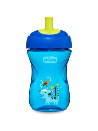 Chicco Advanced Cup Easy Drinking 12m+ Blue Tiger 266ml