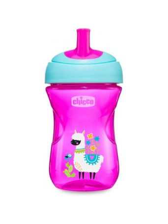 Chicco Advanced Cup Easy Drinking 12m+ PInk Lama 266ml