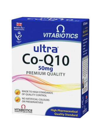 Vitabiotics Ultra Co-Q10 High Pharmaceutical Quality Standard 50mg 60 ταμπλέτες