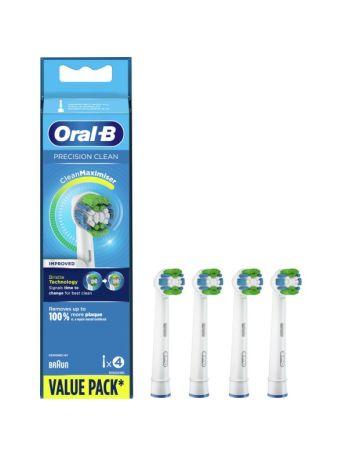 Oral-B Precision Clean CleanMaximiser Value Pack Ανταλλακτικές Κεφαλές για Ηλεκτρική Οδοντόβουρτσα 4τμχ