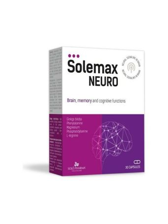 Sole Pharma Solemax Neuro Συμπλήρωμα για την Μνήμη 30 κάψουλες