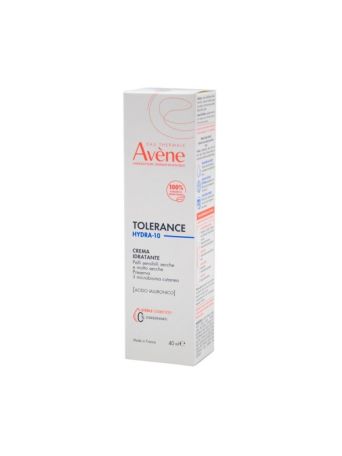 Avene Tolerance Hydra-10 24ωρη Ενυδατική Κρέμα Προσώπου για Κανονικές/Ξηρές Επιδερμίδες 40ml