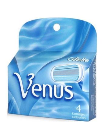 Gillette Venus Smooth Ανταλλακτικές Κεφαλές με 3 Λεπίδες και Λιπαντική Ταινία 4τμχ