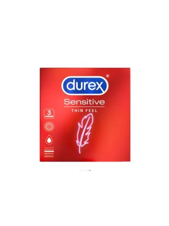 Durex Προφυλακτικά Sensitive Thin Feel 3τμχ