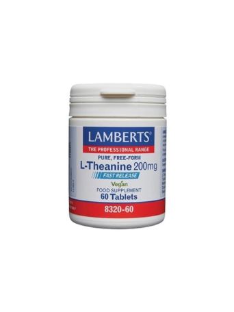 Lamberts L-Theanine Vegan 200mg 60 ταμπλέτες