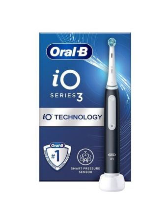 Oral B iO3 Ηλεκτρική Οδοντόβουρτσα Magnetic Black 1τμχ.