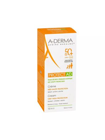 A-Derma Protect Αντηλιακή Κρέμα SPF50+ Για Ατοπικό Δέρμα 150ml
