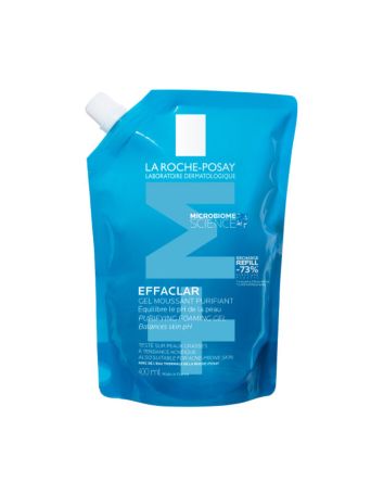 La Roche-Posay Effaclar Purifying Foaming Gel Refill Καθαρισμού Προσώπου Για Λιπαρό Δέρμα Με Τάση Ακμής 400ml