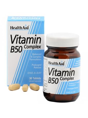 HealthAid B 50 Complex 30caps