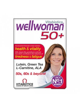 Vitabiotics Wellwoman 50+ 30 Ταμπλέτες