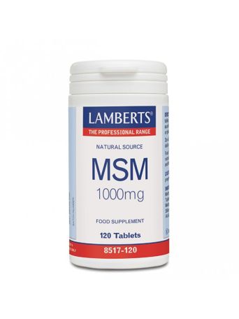 Lamberts MSM 1000mg 120tabs