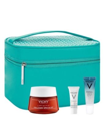 VICHY Promo Liftactiv Specialist Collagen Day Cream 50ml & ΔΩΡΟ Mineral 89 Booster 10ml & Capital Soleil UV-Age SPF50+ Daily 3ml
