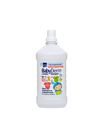 Intermed – Babyderm Laundry Detergent Υγρό Απορρυπαντικό Ειδικά Σχεδιασμένο για Παιδιά Χωρίς Αλλεργιογόνα 1,4L