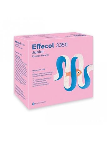 Epsilon Health Effecol 3350 Junior Αντιμετώπιση Δυσκοιλιότητας 12 Φάκελοι x 6,563g