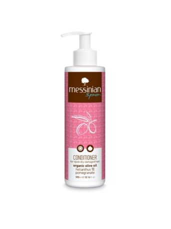 Messinian Spa Organic Olive Oil Conditioner Αναδόμησης για Βαμμένα Μαλλιά 300ml