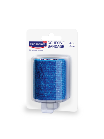 Hansaplast μπλε αυτοκόλλητος επίδεσμος 1 τμχ Hansaplast cohesive bandage 