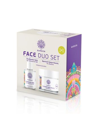 Garden Promo Face Duo Ενυδατικός Ορός με Υαλουρονικό Οξύ για Πρόσωπο +& Μάτια 30ml + Κρέμα Νυκτός με Αβοκάντο 50ml