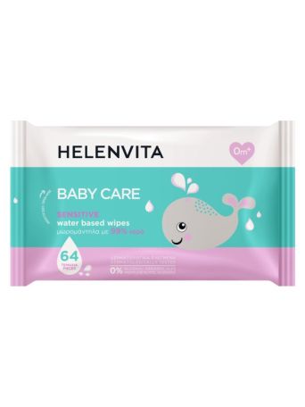 HELENVITA BABY CARE SENSITIVE WIPES 64ΤΕΜ