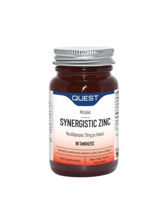 QUEST ZINC SYNERGISTIC 15MG 90TABS