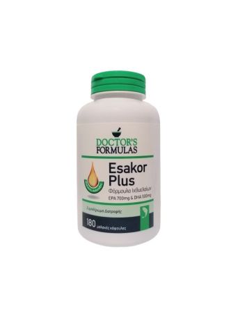 Doctor's Formulas Esakor Plus EPA 700mg - DHA 500mg 180 μαλακές κάψουλες