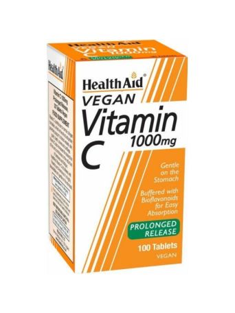 Health Aid Vitamin C 1000mg Prolonged Release 100 φυτικές κάψουλες
