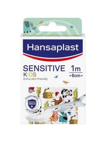 Hansaplast Αυτοκόλλητο Επίθεμα Sensitive για Παιδιά 100x6cm 1τμχ