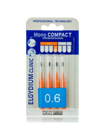 Elgydium Mono Compact Orange (0.6) 4τμχ