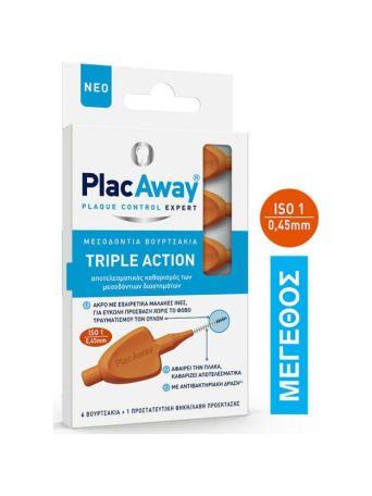 PlacAway Triple Action ISO 1 0.45mm 6τμχ