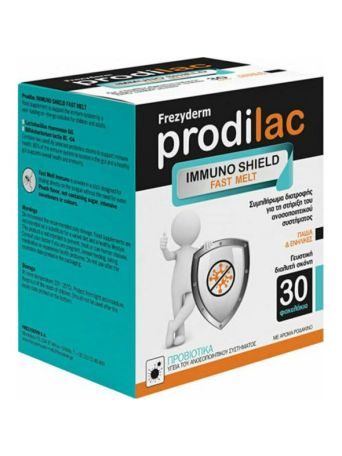 Frezyderm Prodilac Immuno Shield Fast Melt Ροδάκινο 30 φακελάκια