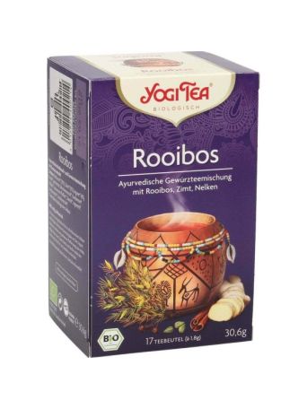 Yogi Tea Κόκκινο Τσάι Βιολογικό Rοoibos 17 Φακελάκια 30.6gr