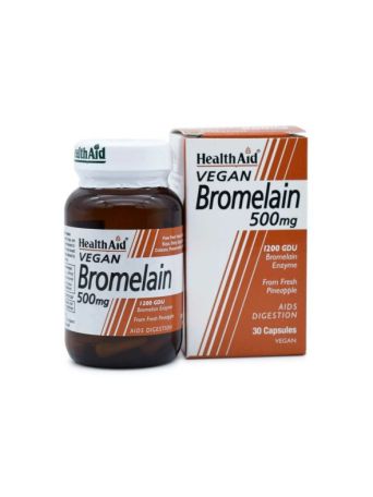 Health Aid Bromelain 500mg 30 φυτικές κάψουλες