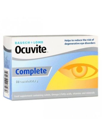 Bausch &amp; Lomb Ocuvite Complete Caps 60 ταμπλέτες