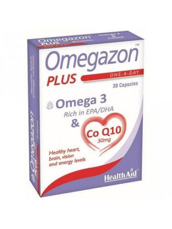 HealthAid Omegazon Plus (Ω3 &amp; CoQ10) 30caps