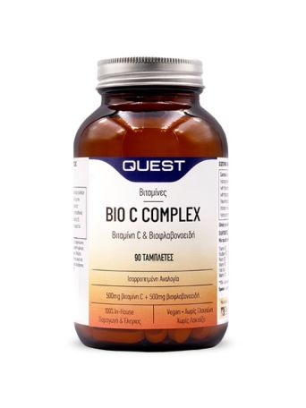 Quest Promo (+50% Δωρεάν Προϊόν) Bio C Complex Συμπλήρωμα Για Ενίσχυση Του Ανοσοποιητικού 90 ταμπλέτες