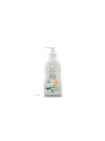POWER BABY CUCCIOLO 2IN1 DELICATE CLEANSER FOR BODY + HAIR 99.3% NATURAL 300ML