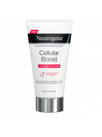 Neutrogena® Cellular Boost Κρέμα απολέπισης προσώπου με Βιταμίνη C 75ml
