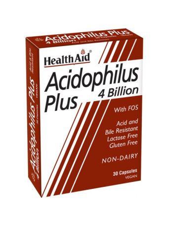 HEALTH AID ACIDOPHILUS PLUS 30VEG. CAPS 