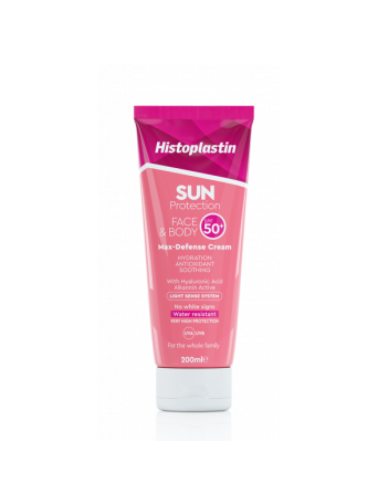 Heremco Histoplastin Sun Protection Face & Body Max Defense Cream SPF50 200ml