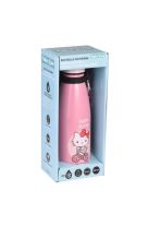 HELLO KITTY BOTTLE PINK WITH HOOK 350ML