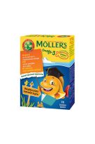 Moller's Omega 3 για Παιδιά 36 ζελεδάκια Πορτοκάλι Λεμόνι