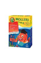 Moller's Omega 3 για Παιδιά 36 ζελεδάκια Φράουλα