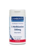 LAMBERTS L-METHIONINE 500MG 60CAPS