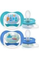 Philips Ultra Air Pacifier Σιλικόνης Blue 6-18m 2τμχ